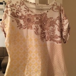 Chico's Zenergy Embellished Short Sleeve